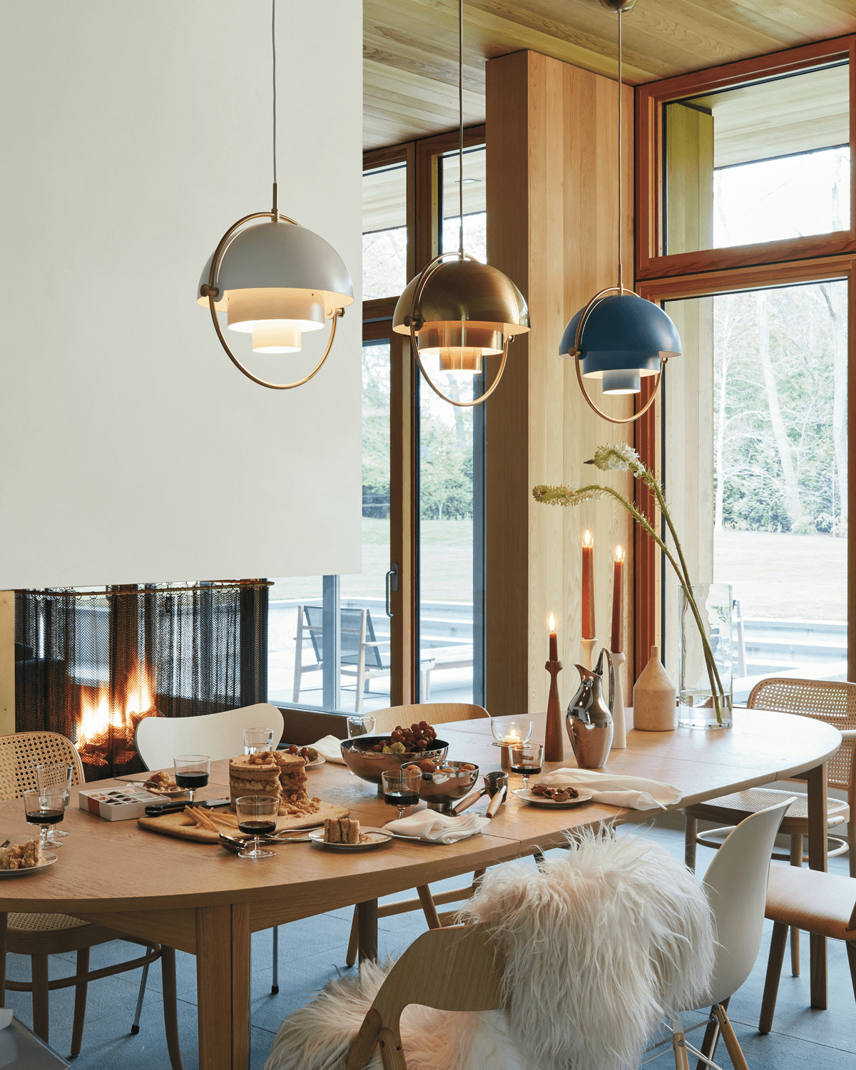 Deformed Ball Pendant Light
