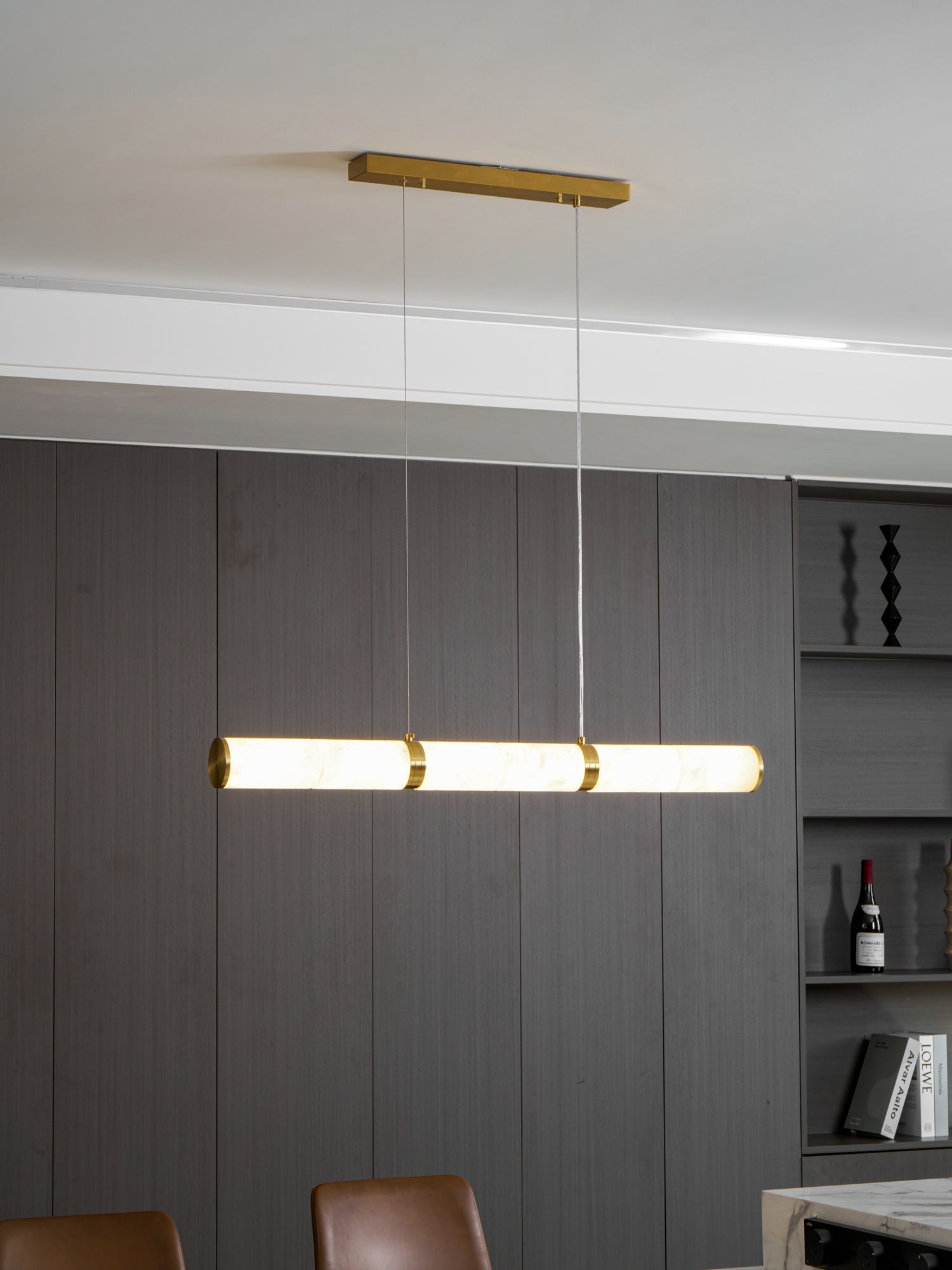 Alabaster Beam Pendant Light