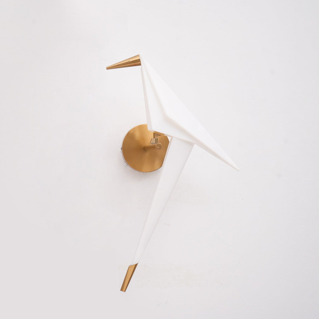 Paper Crane Plug-In Wall Lamp