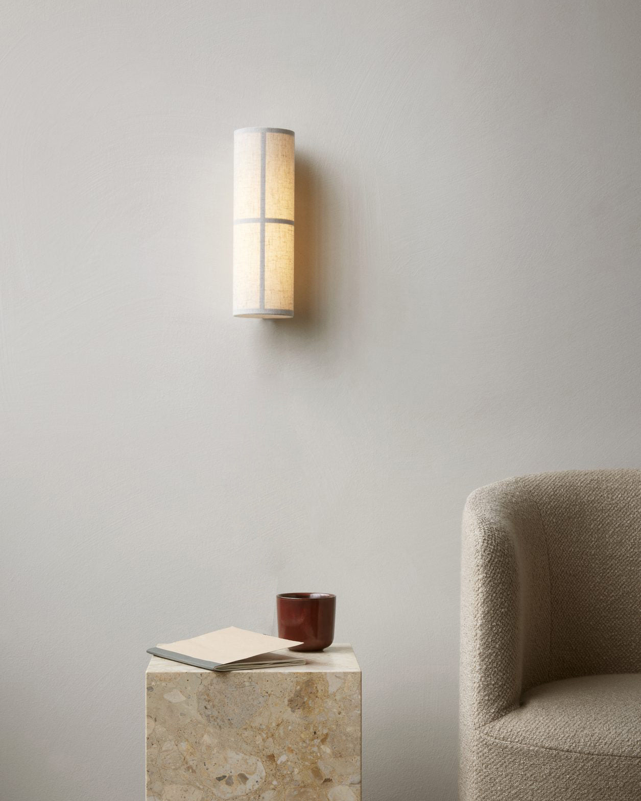 Cylinder Fabric Wall Lamp