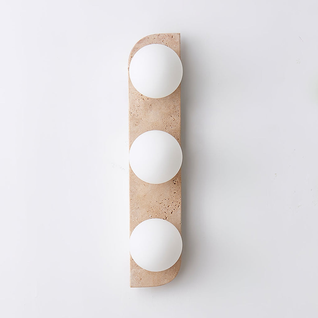 Elysian Travertine Wall Light