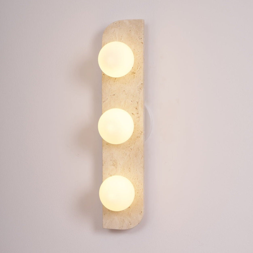 Elysian Travertine Wall Light