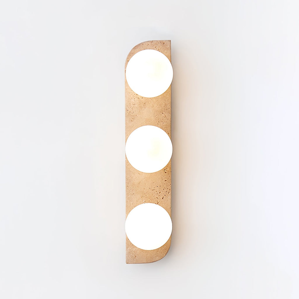 Elysian Travertine Wall Light