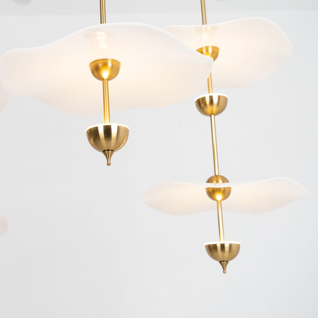 Envolee Double Biscuit Pendant Light