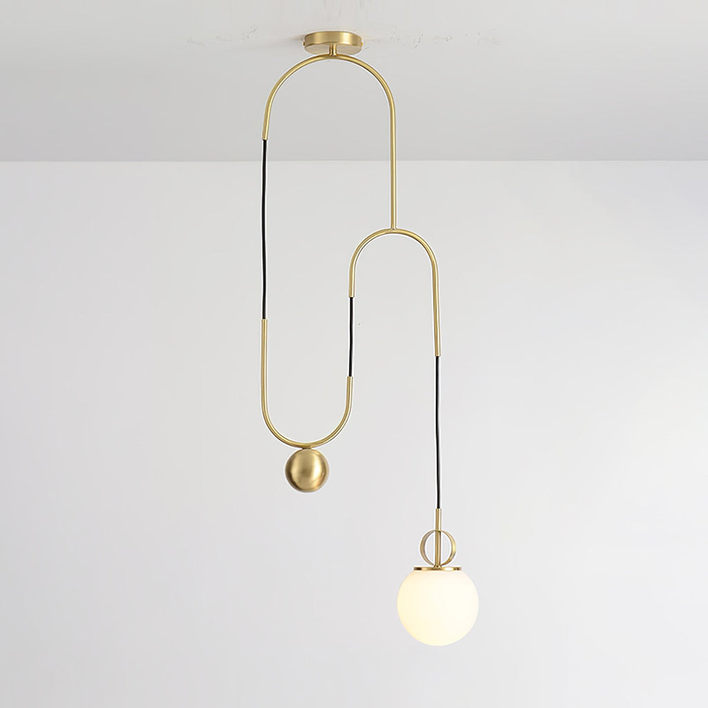 Glass Ball Pendant Lamp