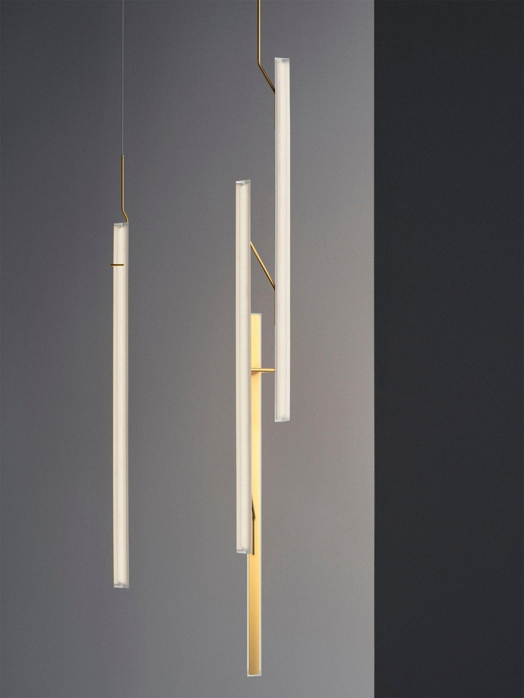 Halo Jewel Straight Pendant Light
