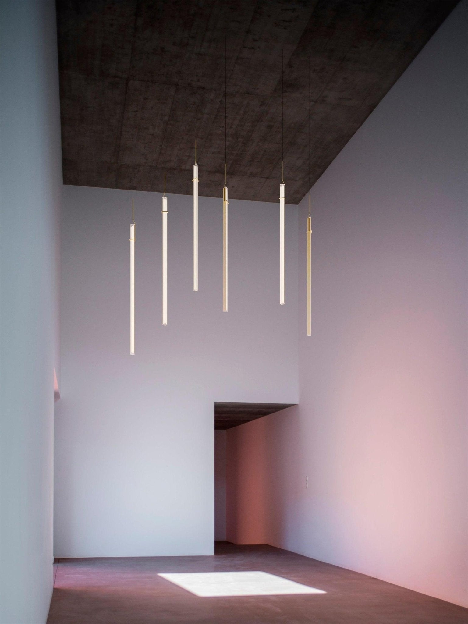 Halo Jewel Straight Pendant Light