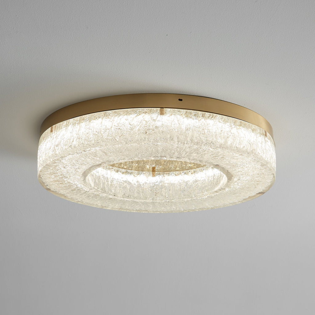 Ice Crack Circle Ceiling Lamp