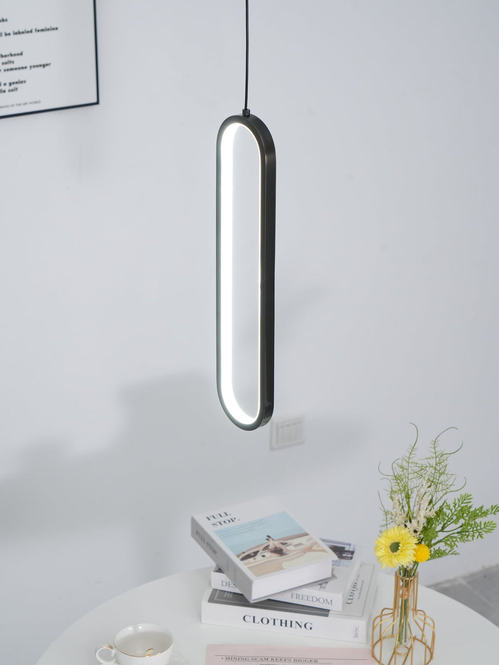Long Oval LED Pendant Lamp