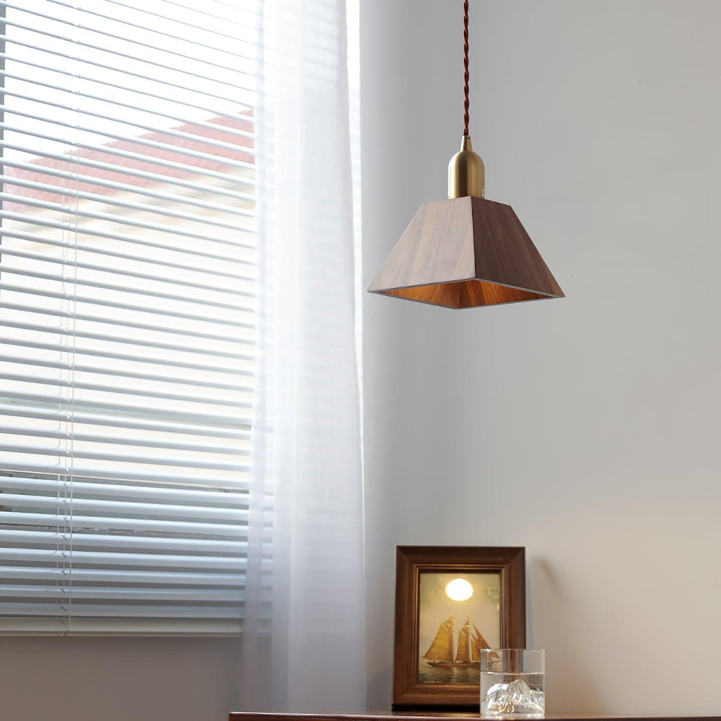 Lyfa Walnut Pendant Light