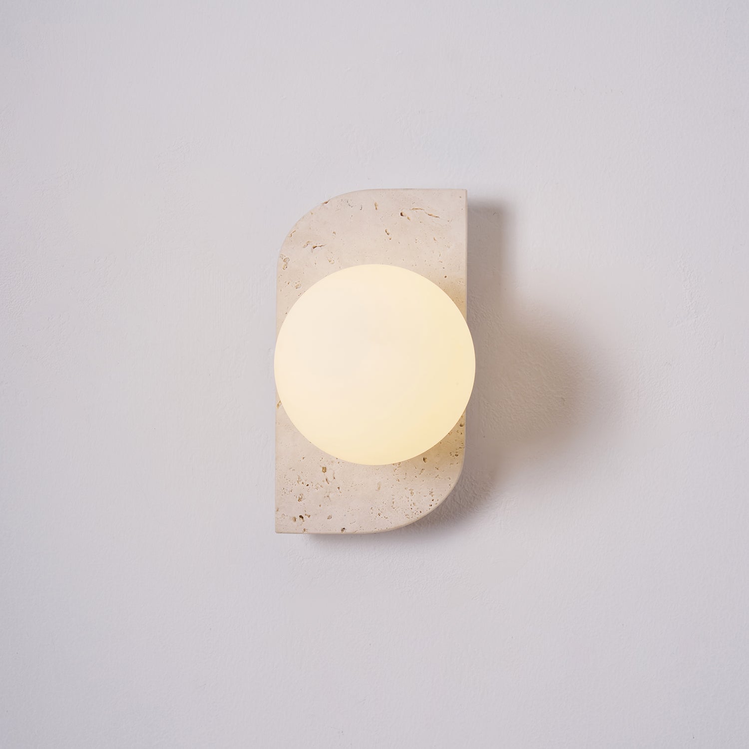 Elysian Travertine Wall Light