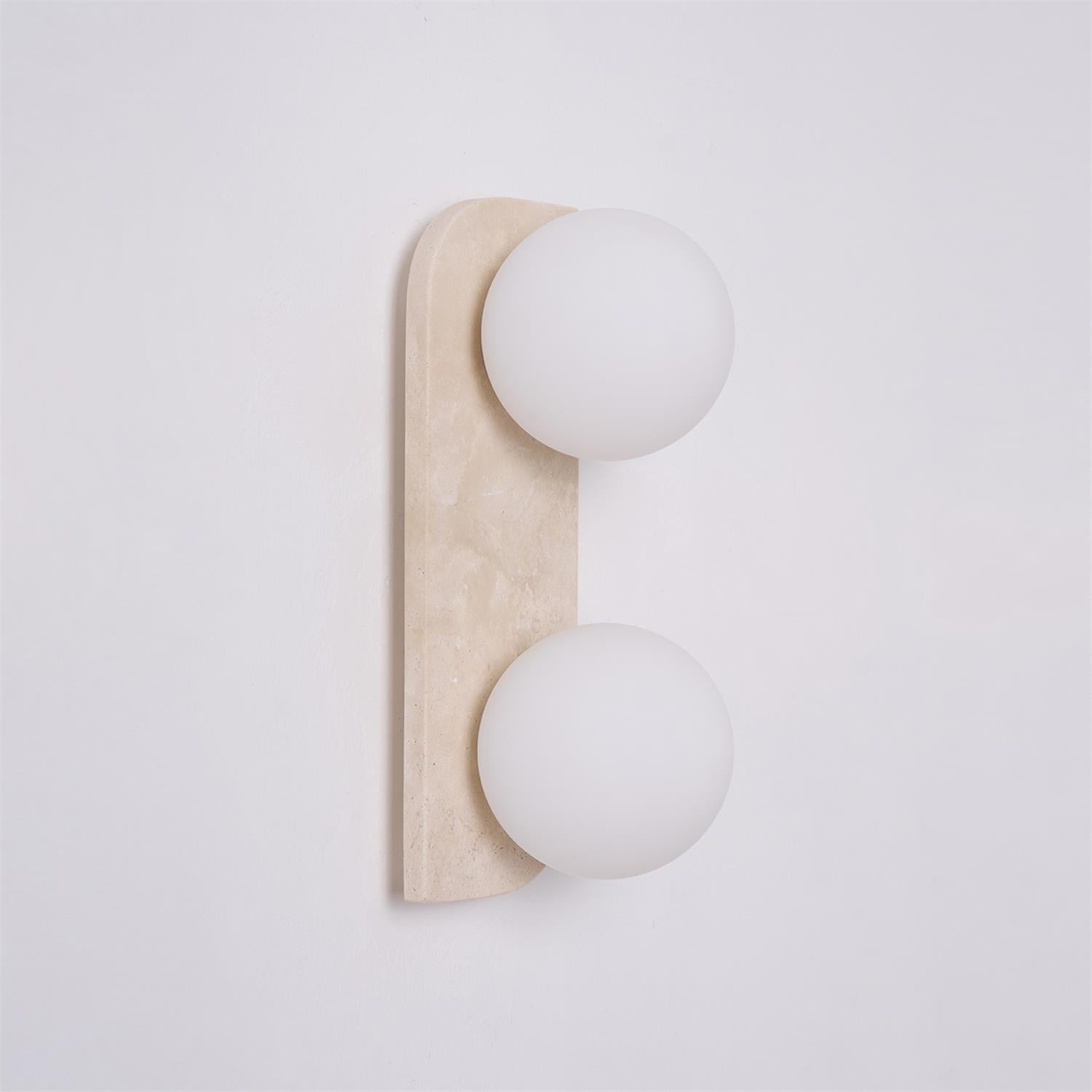Elysian Travertine Wall Light