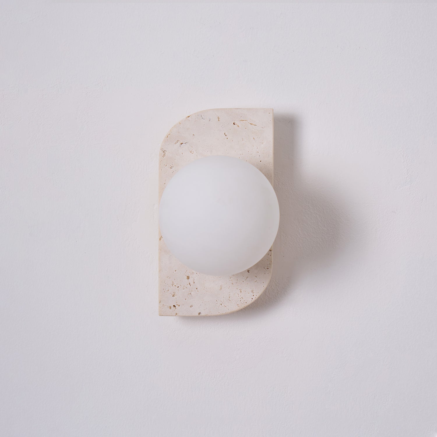 Elysian Travertine Wall Light
