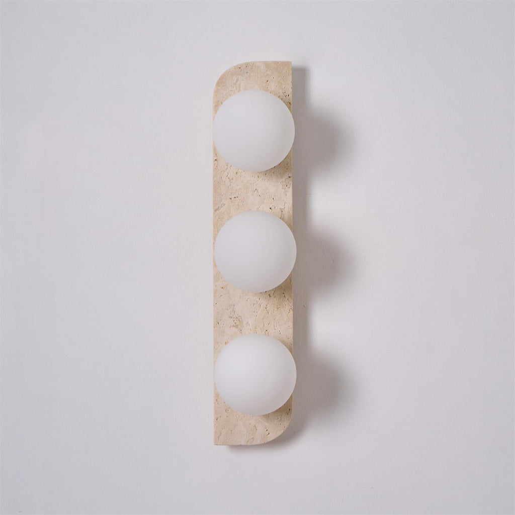 Elysian Travertine Wall Light