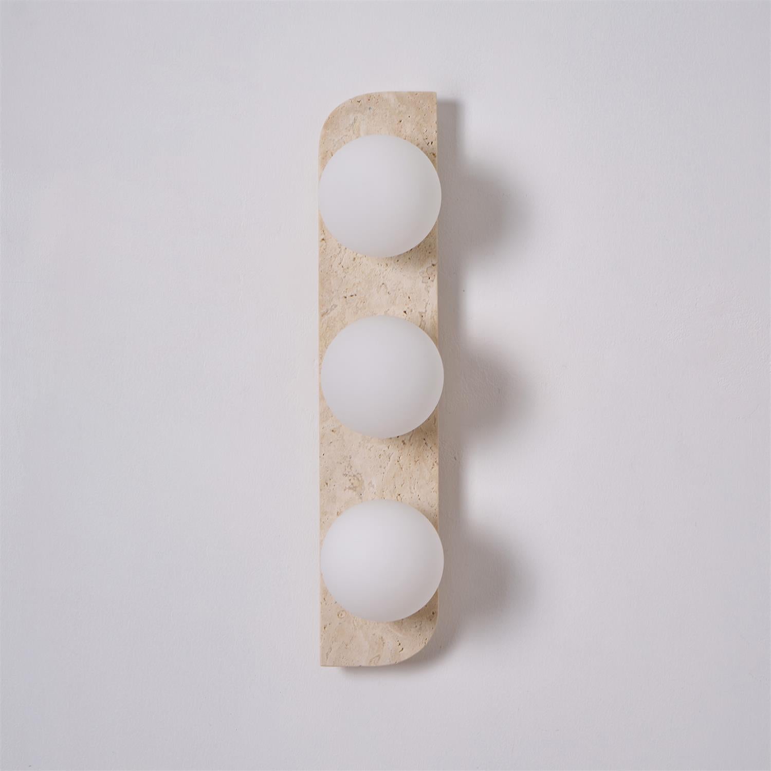 Elysian Travertine Wall Light