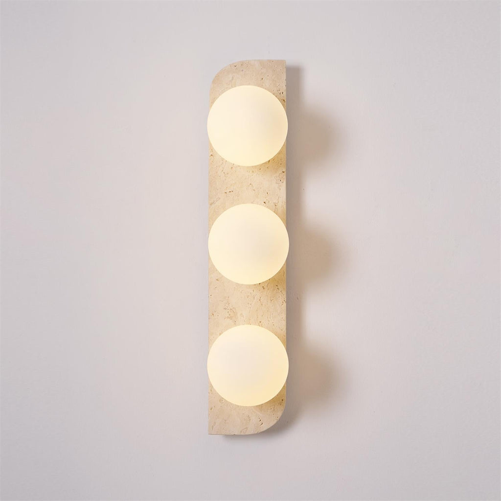 Elysian Travertine Wall Light