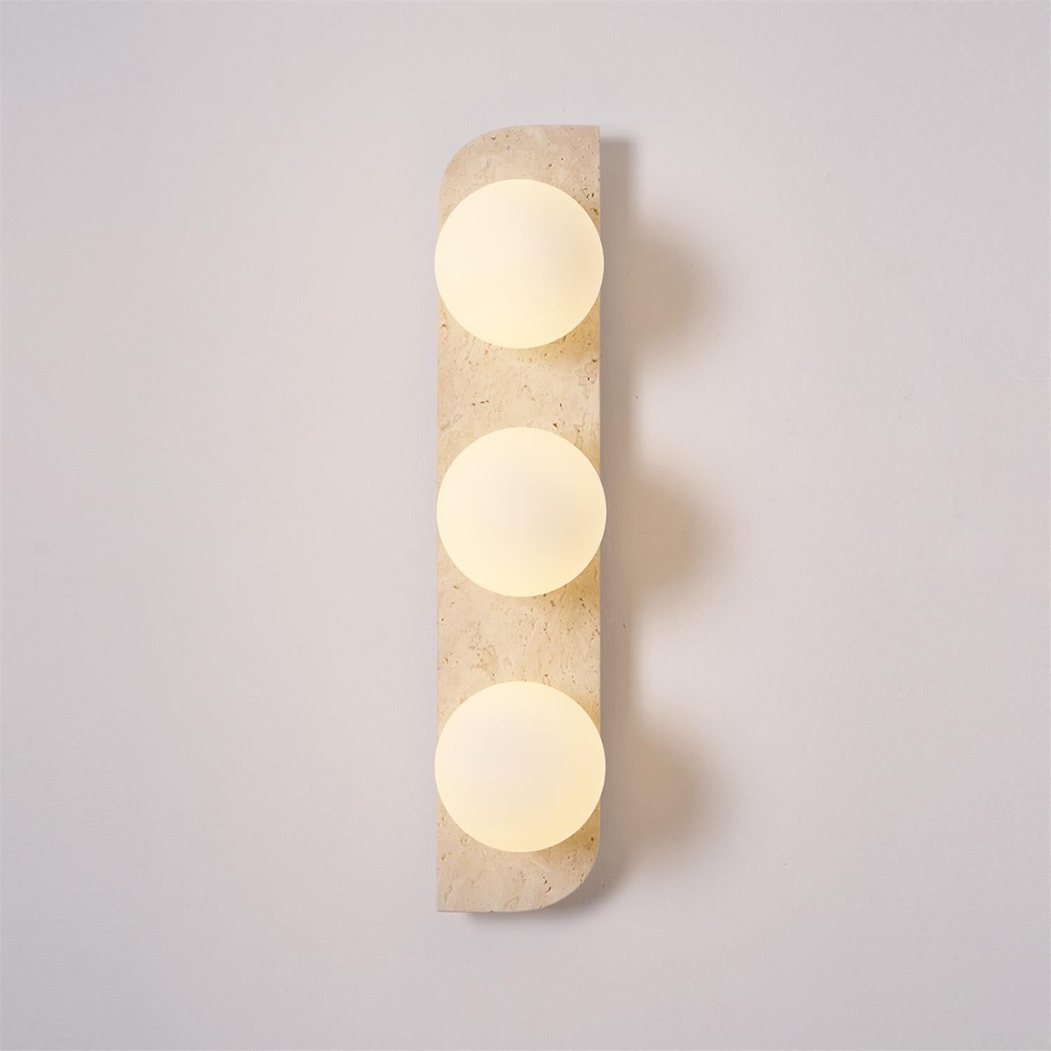 Elysian Travertine Wall Light