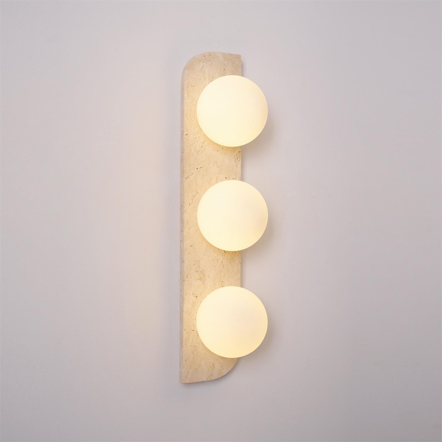 Elysian Travertine Wall Light