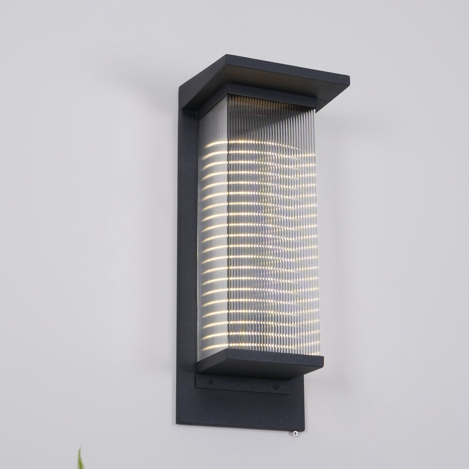 Oleron Box Outdoor Solar Wall Lamp