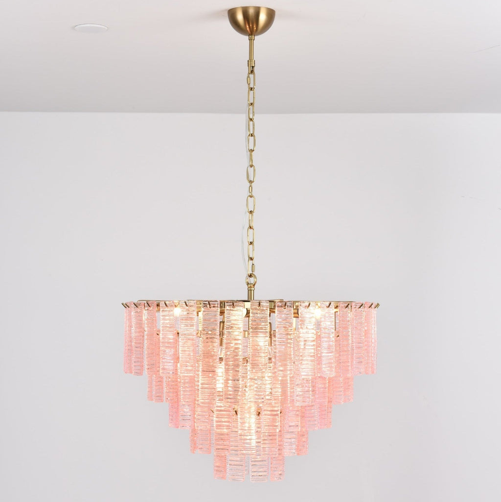 Opalora Pink Murano Chandelier