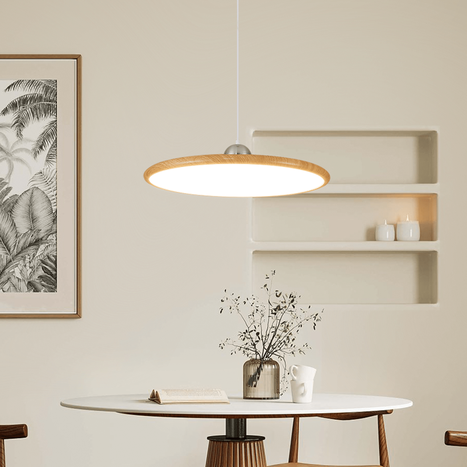 Ovalo Grain Pendant Light