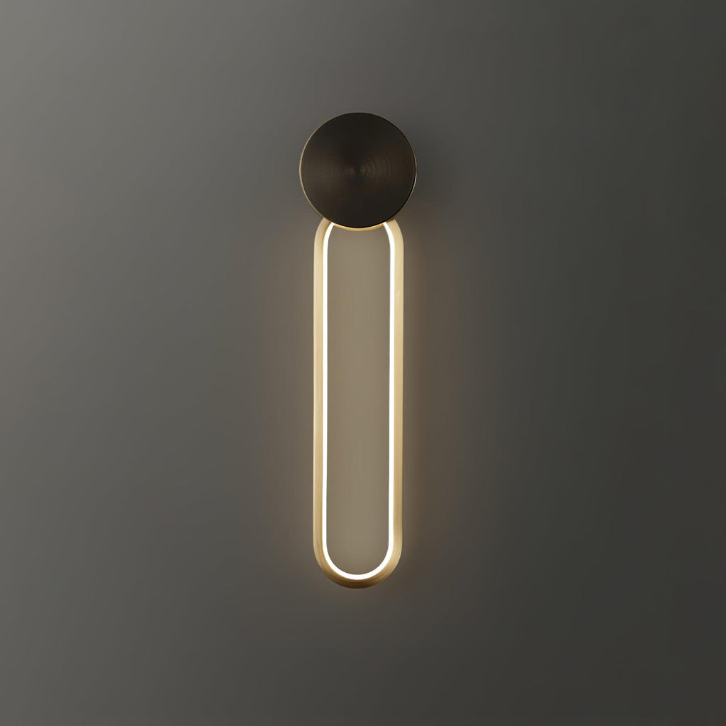 Simple Elliptical Wall Sconce