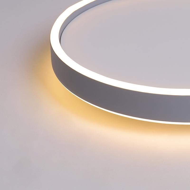 Modern Circle Halo Shaped Flush Mount Llight Bedroom Ceiling Lights