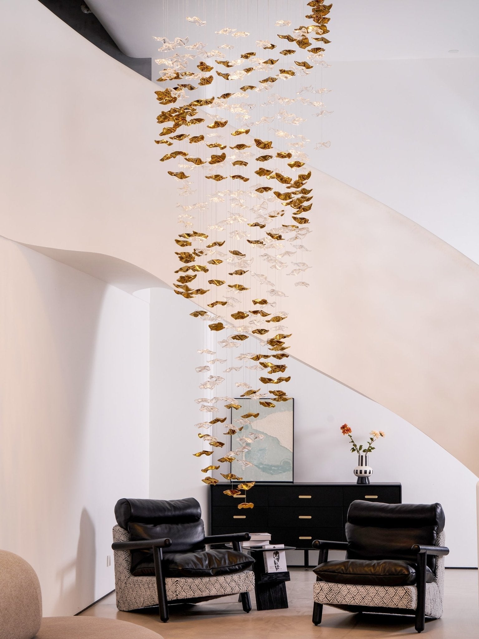 Tidal Art Glass Pendants Lamp