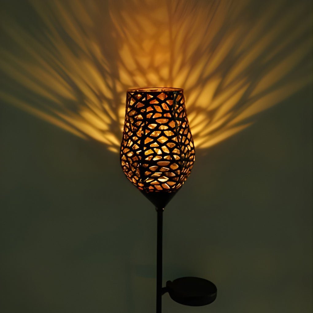 Creative Vintage Solar Outdoor Post Lights LED Garden Lights Pole Lamp Patio Lights