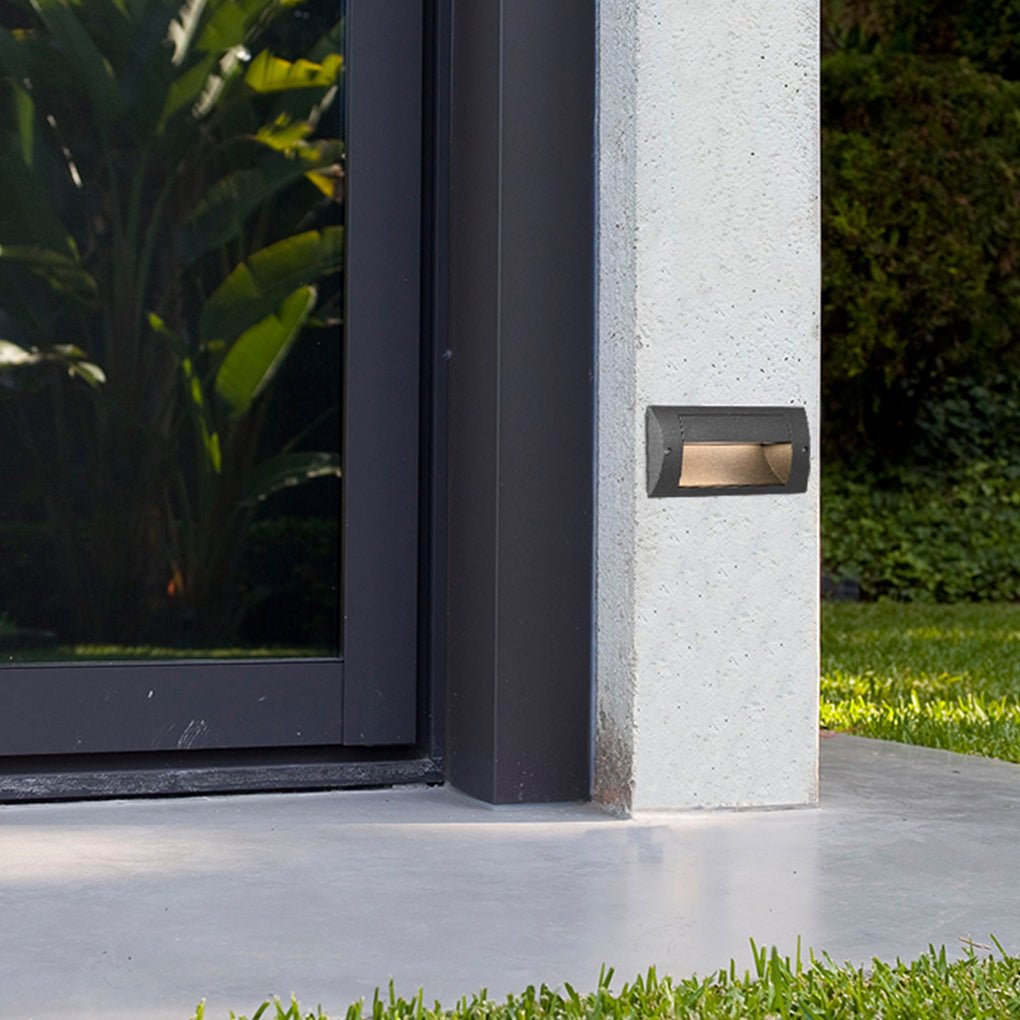 Minimalist Outdoor LED Stair Step Light Wall Lamp for Aisle Corridor Corner