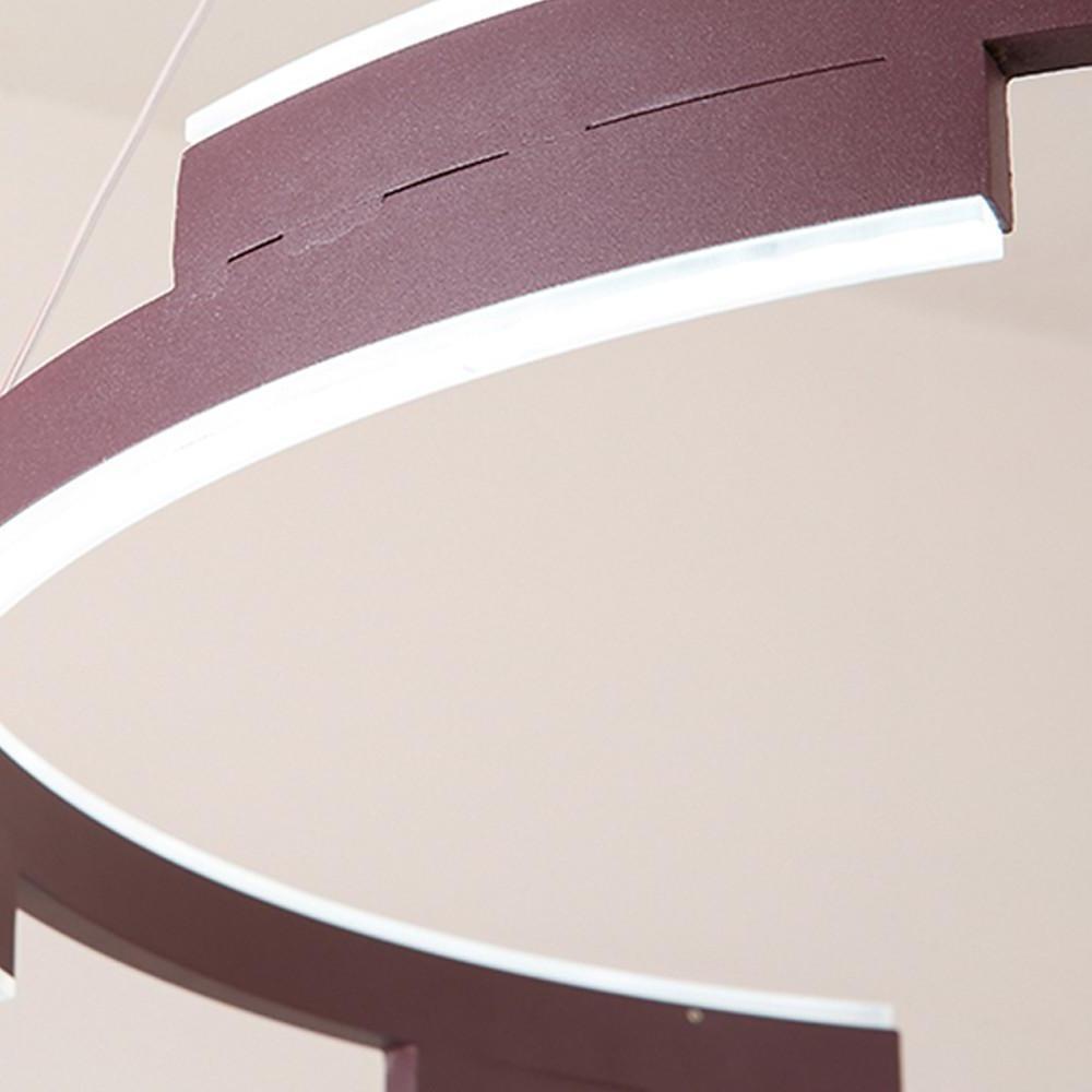 Modern Geometrical Circle Chandelier Pendant Light for Bedroom